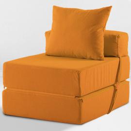 Бескаркасное Кресло-кровать Лисий, размер ХXXХL, мебельный велюр 4