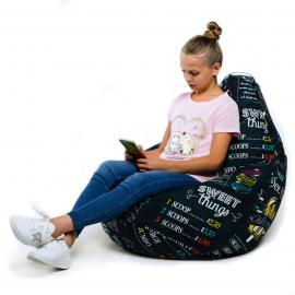 Кресло-мешок груша Айским, размер XL-Компакт, мебельный хлопок 0