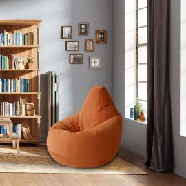 Кресло-мешок груша Лисий, размер XХХXL-Комфорт, мебельный велюр 5