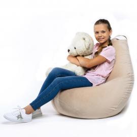Кресло-мешок груша Твинкли, бирюза, размер XL-Компакт, мебельный велюр 5