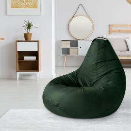 Кресло-мешок груша Темно-зеленый, размер XХXХL-Комфорт, оксфорд 2