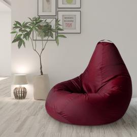 Кресло-мешок груша Бордовый, размер XХXХL-Комфорт, оксфорд 2