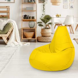 Кресло-мешок груша Желтый, размер XХХL-Стандарт, оксфорд 2