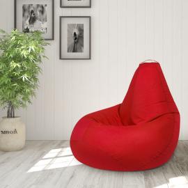 Кресло-мешок груша Красный, размер XХХL-Стандарт, оксфорд 2
