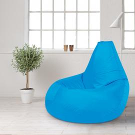 Кресло-мешок груша Темно-голубой, размер XХXХL-Комфорт, оксфорд 2