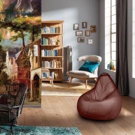 Кресло-мешок груша Шоколад, размер XL-Компакт, экокожа 2