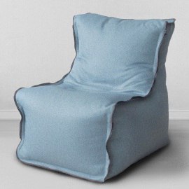 Бескаркасное кресло Лофт Ментол, размер ХXXХL, жаккард-мальмо 0