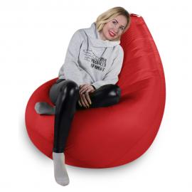 Кресло-мешок груша Красный, размер XХХXL-Комфорт, оксфорд 7