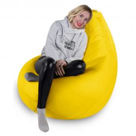 Кресло-мешок груша Желтый, размер XХXХL-Комфорт, оксфорд 1
