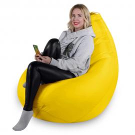 Кресло-мешок груша Желтый, размер XХXХL-Комфорт, оксфорд 2