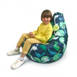Кресло-мешок груша Приключения Дино, размер XL-Компакт, оксфорд 0