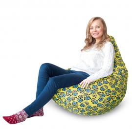 Кресло-мешок груша Миньоны, размер XL-Компакт, оксфорд 1