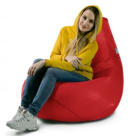 Кресло-мешок груша Красный, размер XХХL-Стандарт, оксфорд 1
