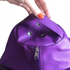 Кресло-мешок груша Фиолетовый, размер ХХL-Миди, экокожа 0