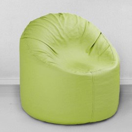 Кресло-мешок Лаунж Салатовый, размер ХXXХL, экокожа