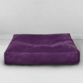 Лежак для собаки Баклажан, размер XS, мебельная ткань 0