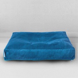 Лежак для собаки Сине-голубой, размер XS, мебельная ткань 0