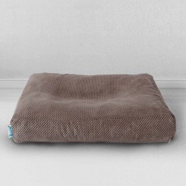 Лежак для собаки Какао, размер XS, объемный велюр