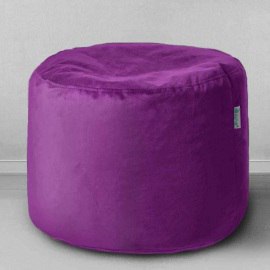 Пуфик Цилиндр Фиолетовый, мебельная ткань