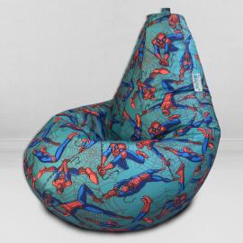 Кресло-мешок груша Супер Герой, размер XХXХL-Комфорт, оксфорд