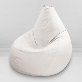 Кресло-мешок груша Латте, размер XХХXL-Комфорт, мебельный велюр Киви