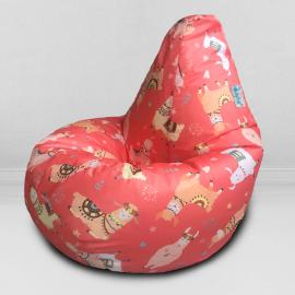 Кресло-мешок груша Фешн Лама, размер XХХL-Стандарт, оксфорд