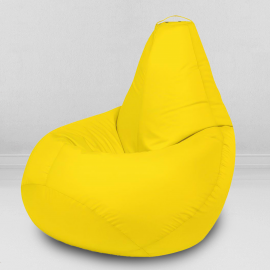 Кресло-мешок груша Желтый, размер XХХL-Стандарт, оксфорд