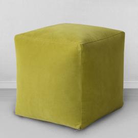 Пуфик-кубик Горчица, мебельная ткань 0