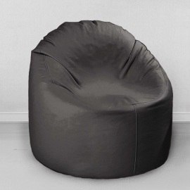 Кресло-мешок Лаунж Черный, размер ХXXХL, экокожа 0