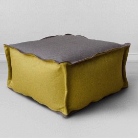 Пуфик столик Лофт Горчица, мебельная ткань