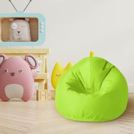 Пуфик мешок Kids Лайм, оксфорд 2 Пуфик мешок Kids Лайм, оксфорд 2