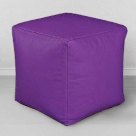 Пуфик-кубик ОТТО Фиолетовый, экокожа 0