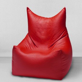 Кресло-мешок Трон Красный, размер XХXL, экокожа