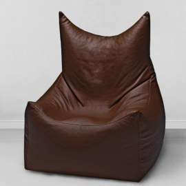 Кресло-мешок Трон Шоколадный, размер XXХL, экокожа