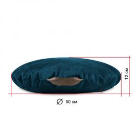 Подушка на пол Сидушка Морская глубина, мебельная ткань 6
