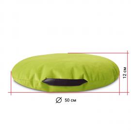 Подушка на пол Сидушка Салатовый, мебельная ткань 0