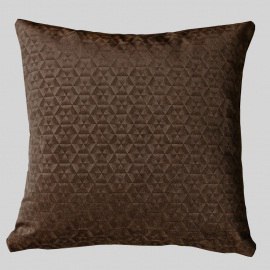 Чехол для Декоративной подушки Калейдоскоп шоколад, мебельная ткань