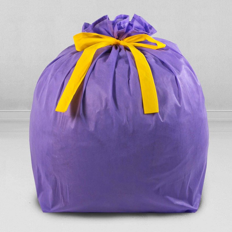 Подарочный упаковочный мешок цвет сирень для кресла-мешка размера XL-Компакт